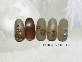 ツリーパールビジュー雪だるま