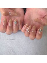 リアンスネイル ヴィヴィッド 岡山店(LianS nail ViViD)/ワンカラー＋パーツ