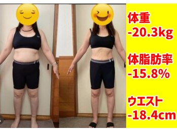 岡谷市民美容整体院/【-20.3kg】卒業生紹介