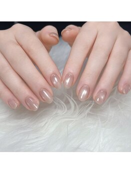 ホワイトネイル 難波店(WHITE NAIL)/マグネットネイル/ワンカラー