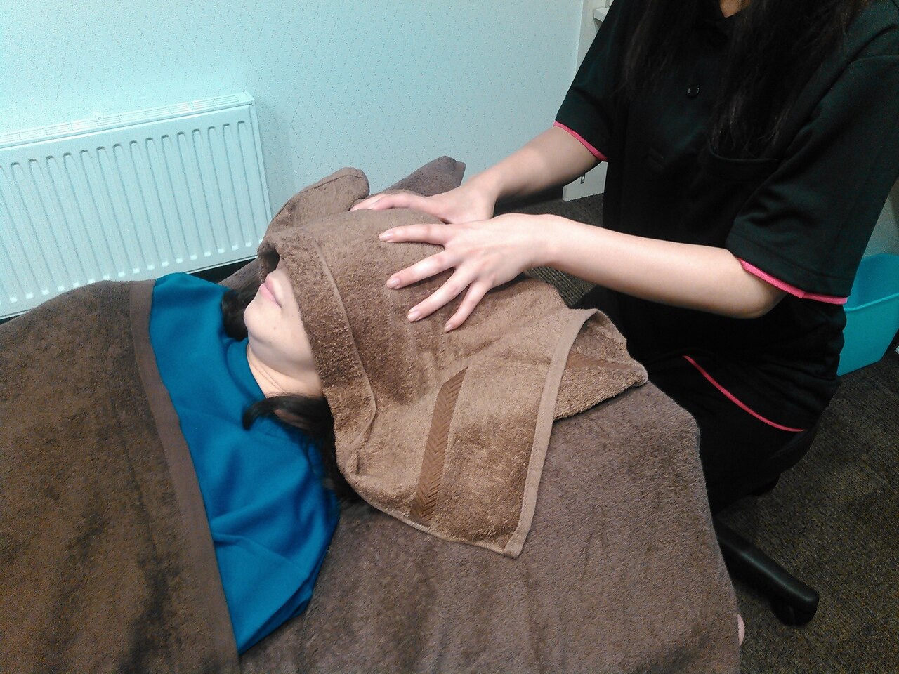 「全員」全身もみほぐし＋ヘッド　￥5800 　75分