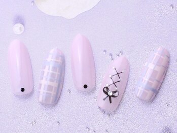 ネイルサロン パリスピンク(paris pink)/６本アート♪＊・。