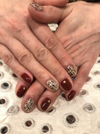 ツイードネイルネイル