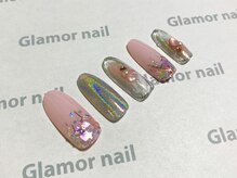グラマーネイル(Glamor nail)/シェル×オーロラ