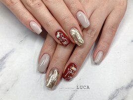 M-106 和モダンニュアンスネイル