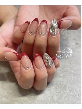 エム(em)/赤フレンチ