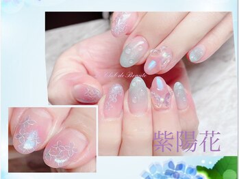 ル クラブ ド ボーテ 練馬/紫陽花ネイル＊(練馬パラジェル)