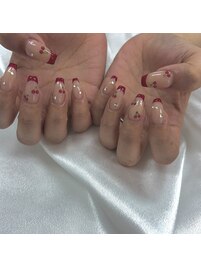 さくらんぼネイル