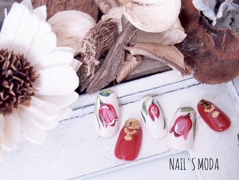 ネイルズ モダ(NAIL'S MODA)/4月の新作1/チューリップ