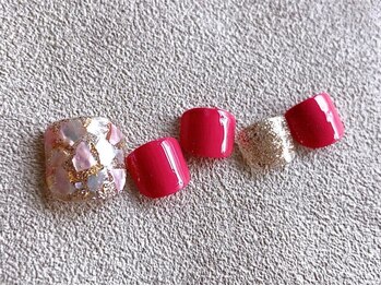 キキネイル たまプラーザ店(kikinail)/foot定額デザイン