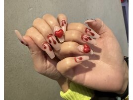 ハート　ぷっくり　バレンタイン