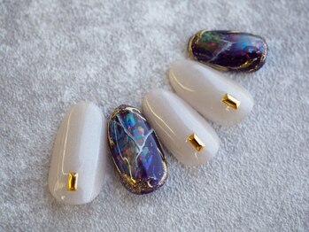 ギャラクシーヴェールネイル