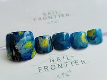 ネイルフロンティア 吉祥寺(NAIL FRONTIER)/M絵画ネイルゴッホ糸杉11980円