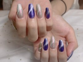 シンプルワンホンネイルデザイン