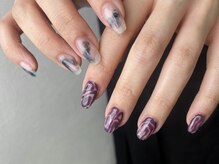 クレモアネイル 池袋西口店(CLEMORE NAIL)/ちぐはぐクリアニュアンス