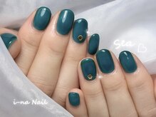 イーナネイル(i-na Nail)/ワンカラー×シェルパーツ