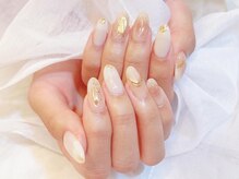 ネイルサロン デコール(NAIL SALON Decor)/ぷっくりゴールドニュアンス