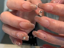 グラーデーションネイル