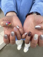 テンネイル(ten. nail)/ワンカラー＋アート2本