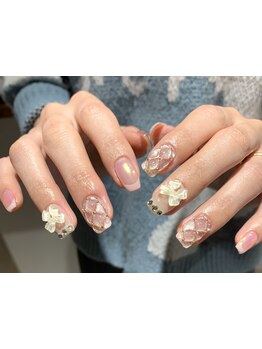 手描きアートが得意なサロン