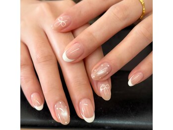 バイムーンサロン(By Moon Salon)/シンプルワンホンフレンチキラ