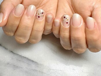 パラジェル登録サロン Nail care salon Repos 桂/2本アート¥8000
