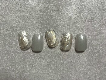 パラジェル認定サロン・フィルイン 【pinqa (ピンカ)】 清澄白河/塗りかけ/シルバー/キラキラ