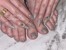 リノネイル(Lino Nail)/フラッシュ/フットネイル/栗林