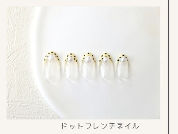 プレンティー 北千住西口店(plenty)/ドットフレンチネイル