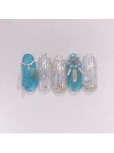 エトワール 大垣店(Etoile)/クリアカラー夏ネイル