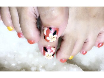 アグン(agung)/プルメリアネイル