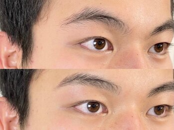 メンズビューティーカフェザパーム 大阪梅田(MEN'S BEAUTY CAFE×THE PERM)/パーマに合うメンズ眉毛Wax