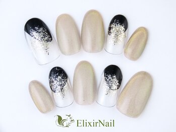 エリクサーネイル 渋谷(Elixir Nail)/定額aシンプル/クーポン使用