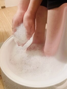 うとうと/ふわふわ泡の足湯♪【追加MENU】
