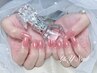 【長さ出し◎美爪仕上げ】ワンカラーorラメグラ／上品シンプル系 ¥6590