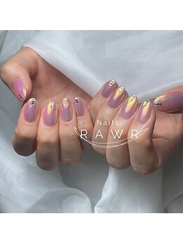 ネイルズロアー(Nails.RAWR)/ オーロラネイル☆