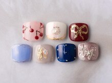 アイラッシュアンドネイル ヴェラール(Velar)/フット　夏　親指アート