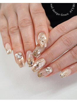 ネイル デザイン グレイス(Grace)/【AYURI】持込デザイン10%オフ
