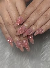 ちゅるちゅるチークネイル