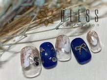 ネイルアンドアイラッシュ ブレス エスパル山形本店(BLESS)/デニムネイルは可愛さをプラス♪