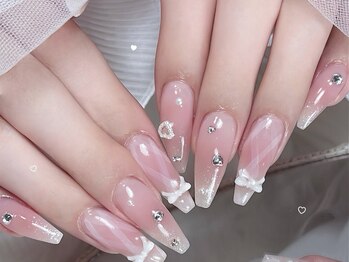 ニューネイル 池袋(NEW NAIL)/バレリーナピンククリスタル