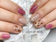 サロン ド メルシー(Salon de MERCI)/ニュアンスひょうネイル☆