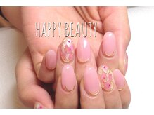 ハッピービューティー(Happy Beauty)/クラッシュシェル×ピンク