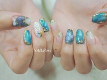 ネイルローズ(NAIL Rose)/人魚のしっぽマグネット