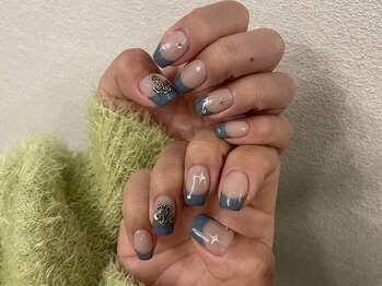 アイネイルズ 町田店(I nails)の写真/【シンプルデザイン相談コース】人気のマグネット・ミラー・メタリックや最新パーツもご用意☆[町田]