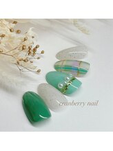 クランベリーネイル 代官山 恵比寿(cranberry nail)/8月　HAND定額C