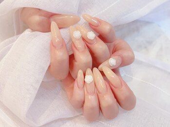 ネイルサロン デコール(NAIL SALON Decor)/ヌーディ―カラーバラパーツ