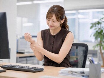 整体オガサワラ/キーボードを打つ手首に違和感が