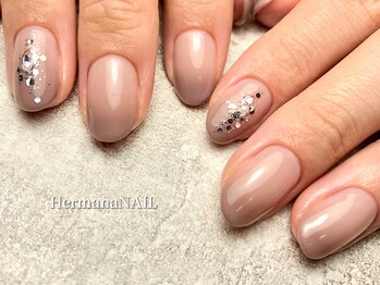エルマナ ネイル(Hermana NAIL)/シンプルジェルアート２本付き