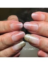 イートゥルース(e truth)/マグネットジェル×カラーグラデ